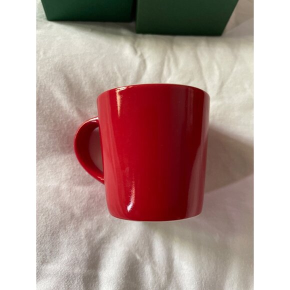 Starbucks 2016 Red Mini Ceramic Mug Ornament 3oz With Box - Picture 3 of 5
